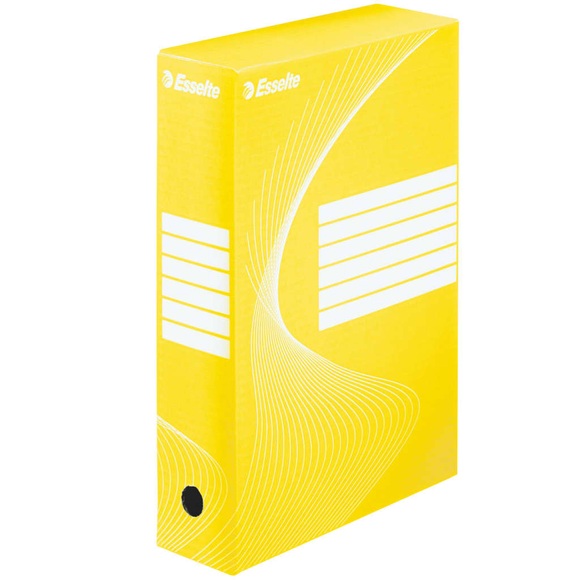 Esselte Archivbox 25 Stk. Gelb 80 mm