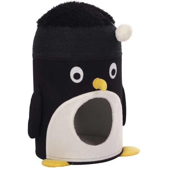 Kerbl Katzenhöhle Pingu 50 cm Schwarz/Weiß