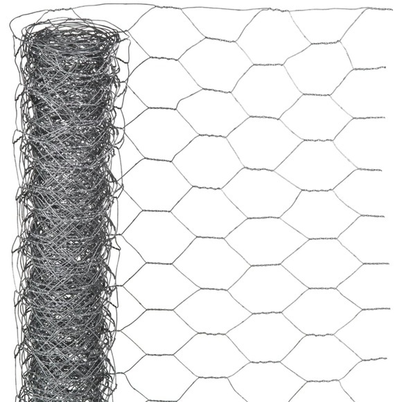 Nature Sechseckgeflecht 0,5x5 m 25 mm Verzinkter Stahl