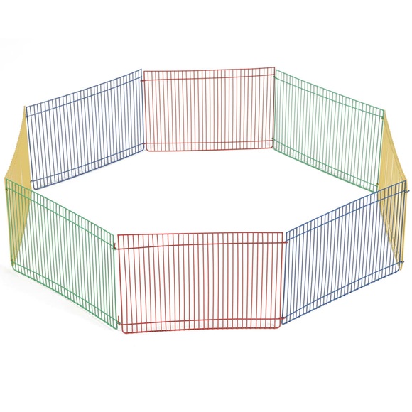 Beeztees Freilaufgehege für Nager aus 8 Gittern 275602