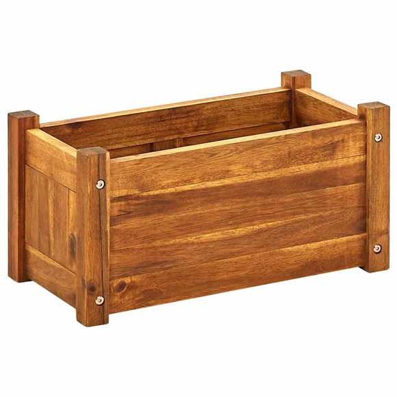 Pflanzkasten Akazienholz 50 x 25 x 25 cm