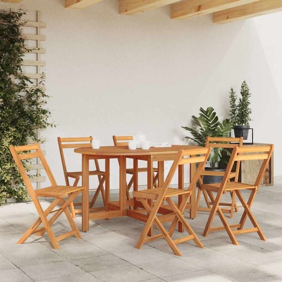 Garten-Klapptisch Oval Akazienholz