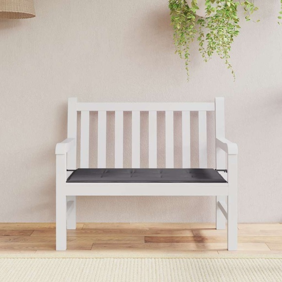 vidaXL Gartenbank-Auflage Anthrazit 100x50x4 cm