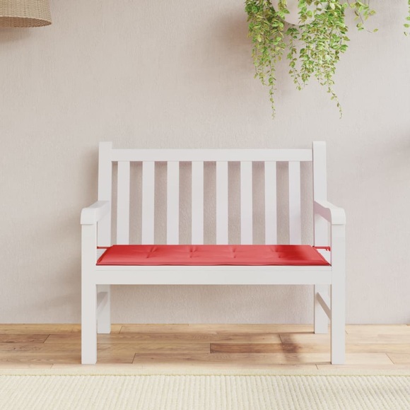 vidaXL Gartenbank-Auflage Rot 100x50x4 cm