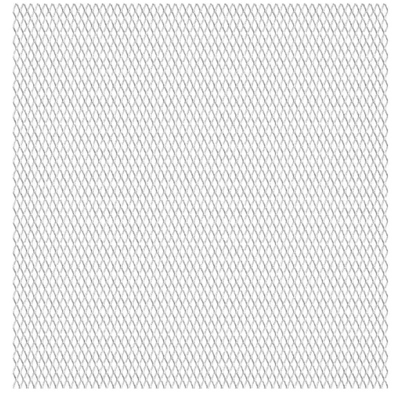 vidaXL Gittermatte Streckmetall Edelstahl 50×50 cm 30×17×2,5 mm
