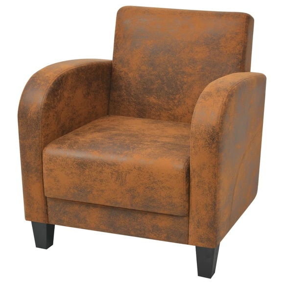 Sessel Braun 73x72x76 cm