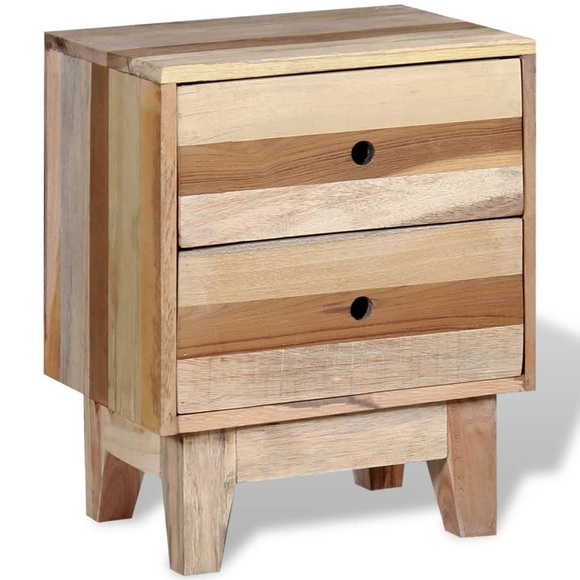 Nachttisch Recyceltes Massivholz