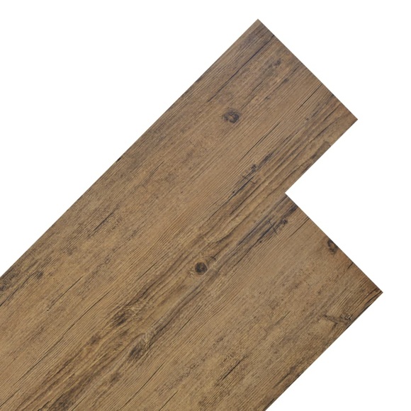 vidaXL PVC Laminat Dielen 5,26 m² 2 mm Walnuss-Braun