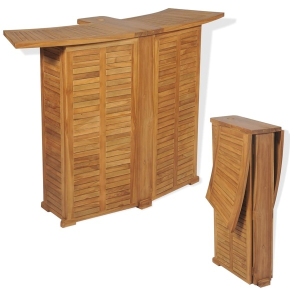 Garten-Bartisch Teak 155 x 53 x 105 cm