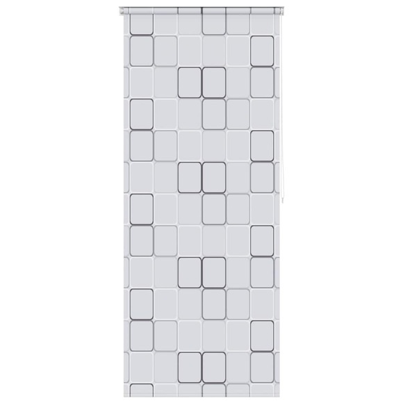 Duschrollo 120 x 240 cm Quadratmuster