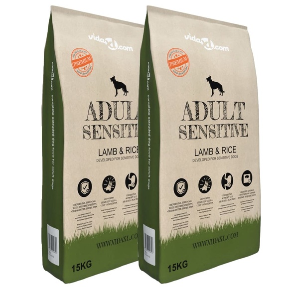 Premium-Trockenhundefutter Adult Sensitive Lamb & Rice 2 x 15 kg