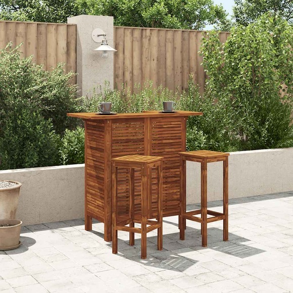 Stehtisch Akazienholz Massiv 110x50x105 cm