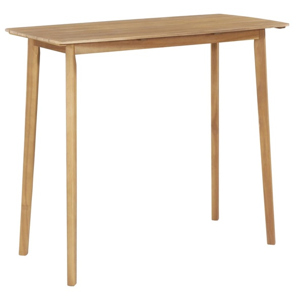 Bartisch Akazienholz Massiv 120x60x105 cm