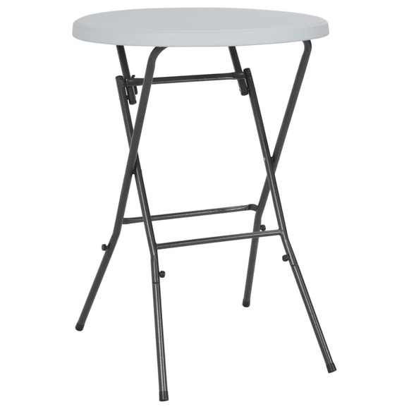 Klappbarer Stehtisch HDPE 80x110 cm Weiss