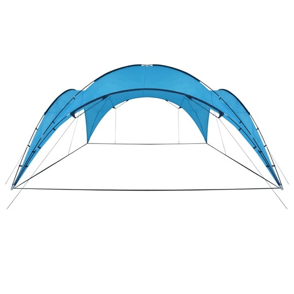 Partyzelt 450 x 450 x 265 cm Hellblau