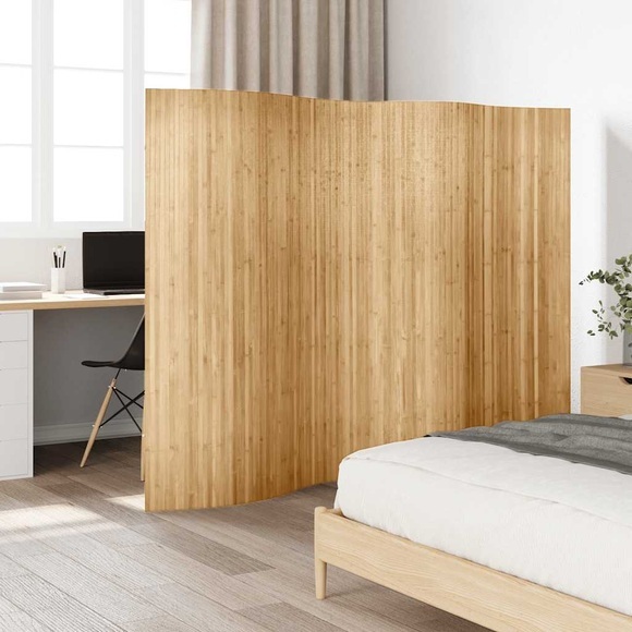 vidaXL Raumteiler Bambus 250x165 cm Natur