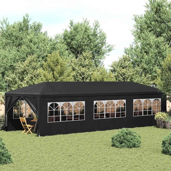 Partyzelt 3 x 9 m Anthrazit