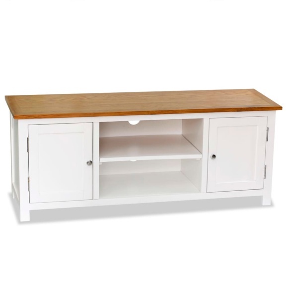 TV-Schrank 120 x 35 x 48 cm Eiche Massiv