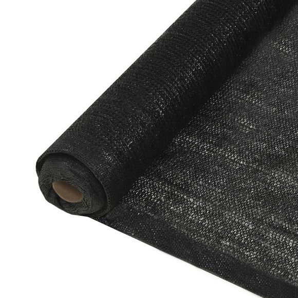 Sichtschutznetz HDPE 1 x 25 m Schwarz