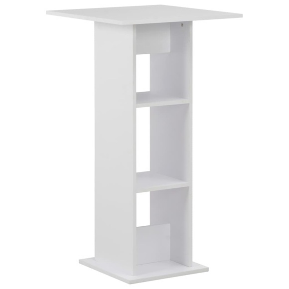 Bartisch Weiss 60 x 60 x 110 cm
