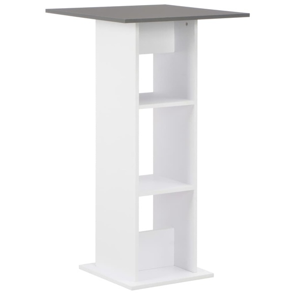 Bartisch Weiss 60 x 60 x 110 cm