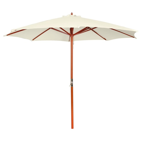 Sonnenschirm 300 x 258 cm Weiss