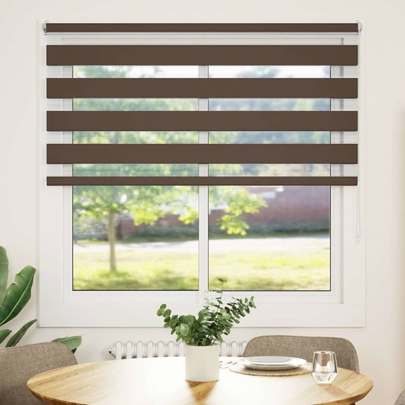 Doppelrollo Seitenzug Duo Rollo 120 x 175 cm brau