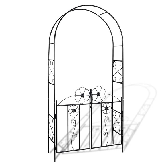 vidaXL Gartentor Rosenbogen Rankgitter Rosensäule Spalier Pergola