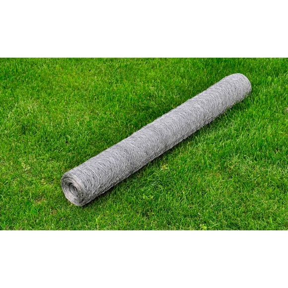 Maschendraht Drahtgitter Grau 1m x 25 m 13 mm Maschenweite