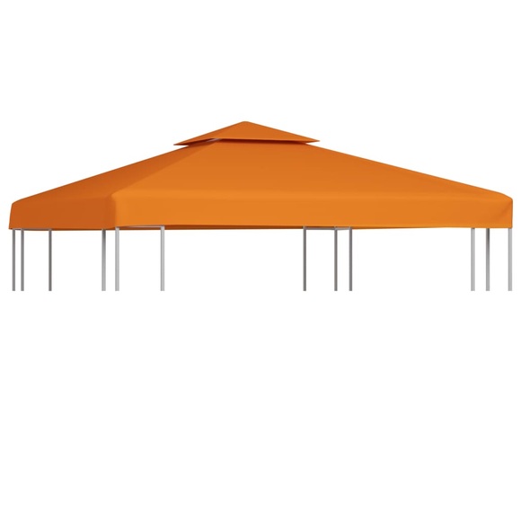 vidaXL Pavillon-Ersatzdach 310 g/m² Terracotta-Rot 3x3 m