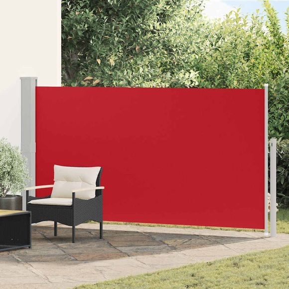 Terrassenmarkise Seitenmarkise 160 x 300 cm Rot