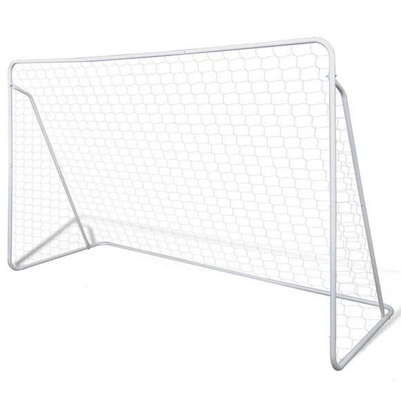 Mini Fussball Torpfosten Netz Set Stahl 240 x 90 x 150 cm