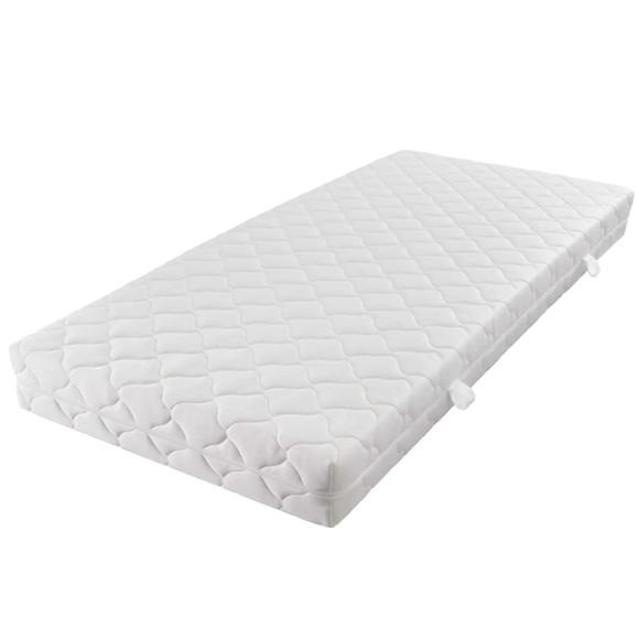 vidaXL Matratze mit waschbarem Bezug 200×80×17 cm