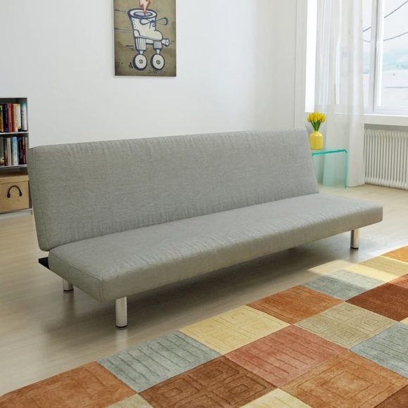 Dunkelgraues Bettsofa