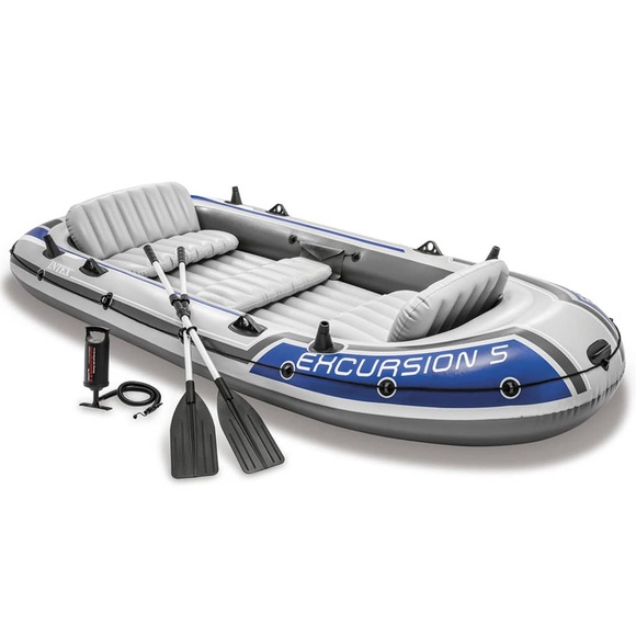 Intex Excursion 5 Set Schlauchboot mit Rudern und Pumpe 68325NP