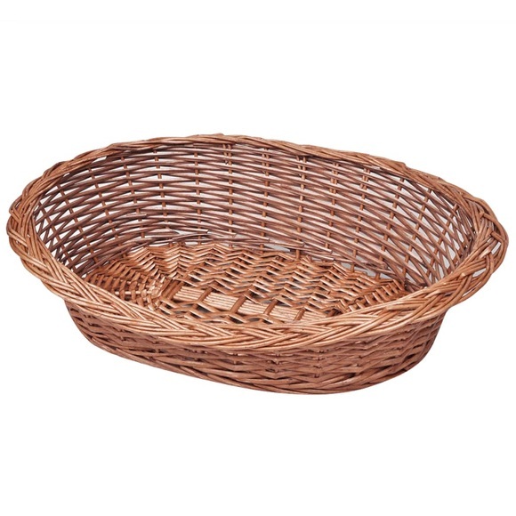 Weide Hundekorb/Tierbett Katzenbett Hundebett Natur 50 cm