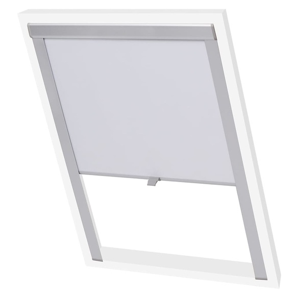 Verdunkelungsrollo Weiss P08/408