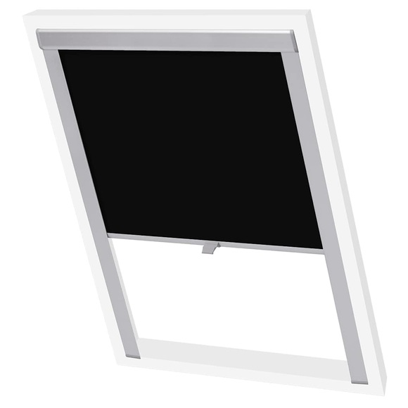 Verdunkelungsrollo Schwarz 102