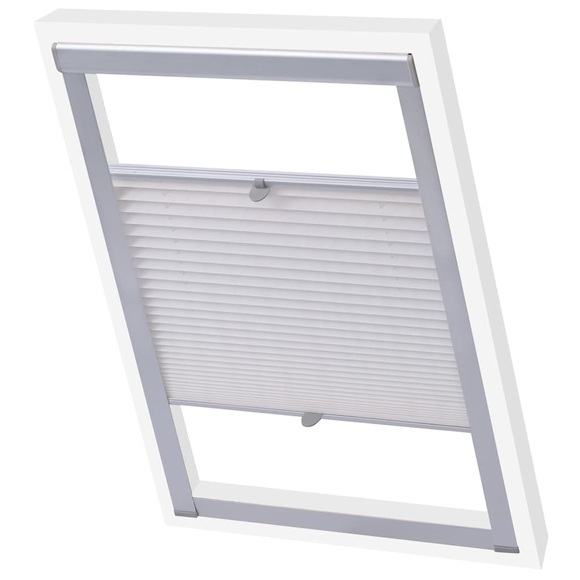 Plissee Faltstore Weiss C02