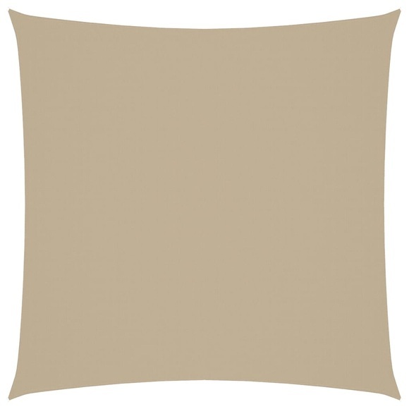 Sonnensegel Oxford Gewebe Quadratisch 3,6 x 3,6 m Beige