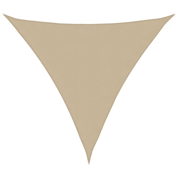 Sonnensegel Oxford Gewebe Dreieckig 5 x 5 x 5 m Beige