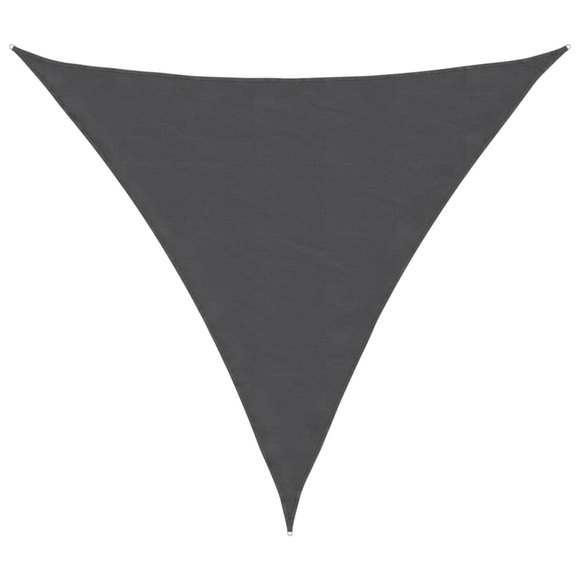 Sonnensegel Oxford Gewebe Dreieckig 3,6 x 3,6 x 3,6 m Anthrazit
