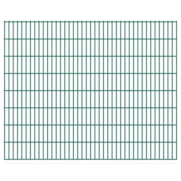 vidaXL 2D Gartenzaun-Element 2,008x1,63 m Grün