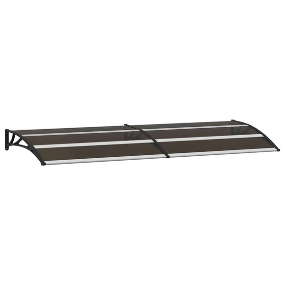 vidaXL Türvordach Schwarz 240×80 cm PC