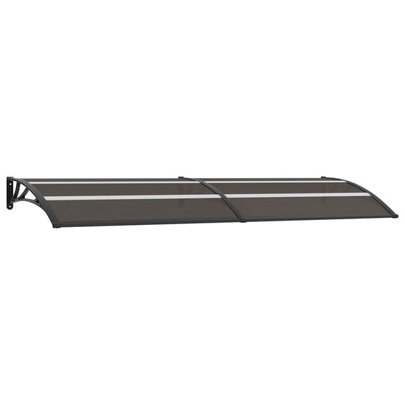 vidaXL Türvordach Schwarz 300×80 cm PC