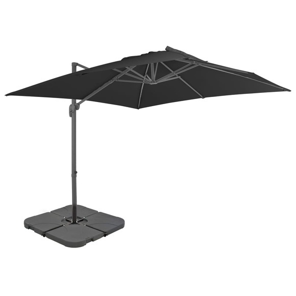 vidaXL Sonnenschirm mit Schirmständer Anthrazit
