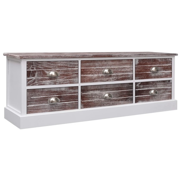 TV-Schrank Braun 115x30x40 cm Holz