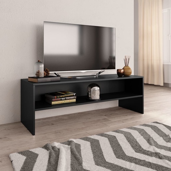 TV-Schrank Schwarz 120 x 40 x 40 cm Spanplatte