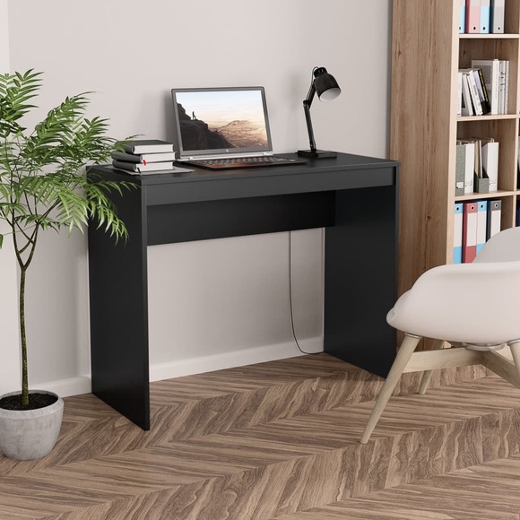 vidaXL Schreibtisch Schwarz 90×40×72 cm Spanplatte