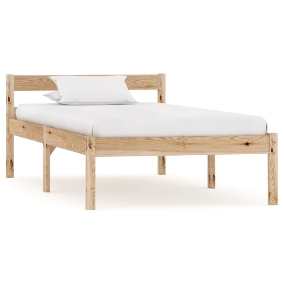 vidaXL Bettgestell Massivholz Kiefer 100×200 cm